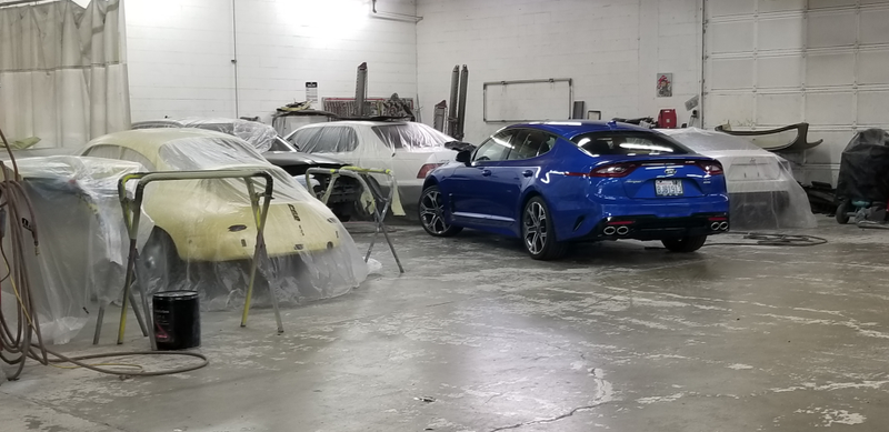 The bumpers apparently have 12 layers of paint and are a massive pain to respray. The owner probably won’t be backing into his other car any time soon